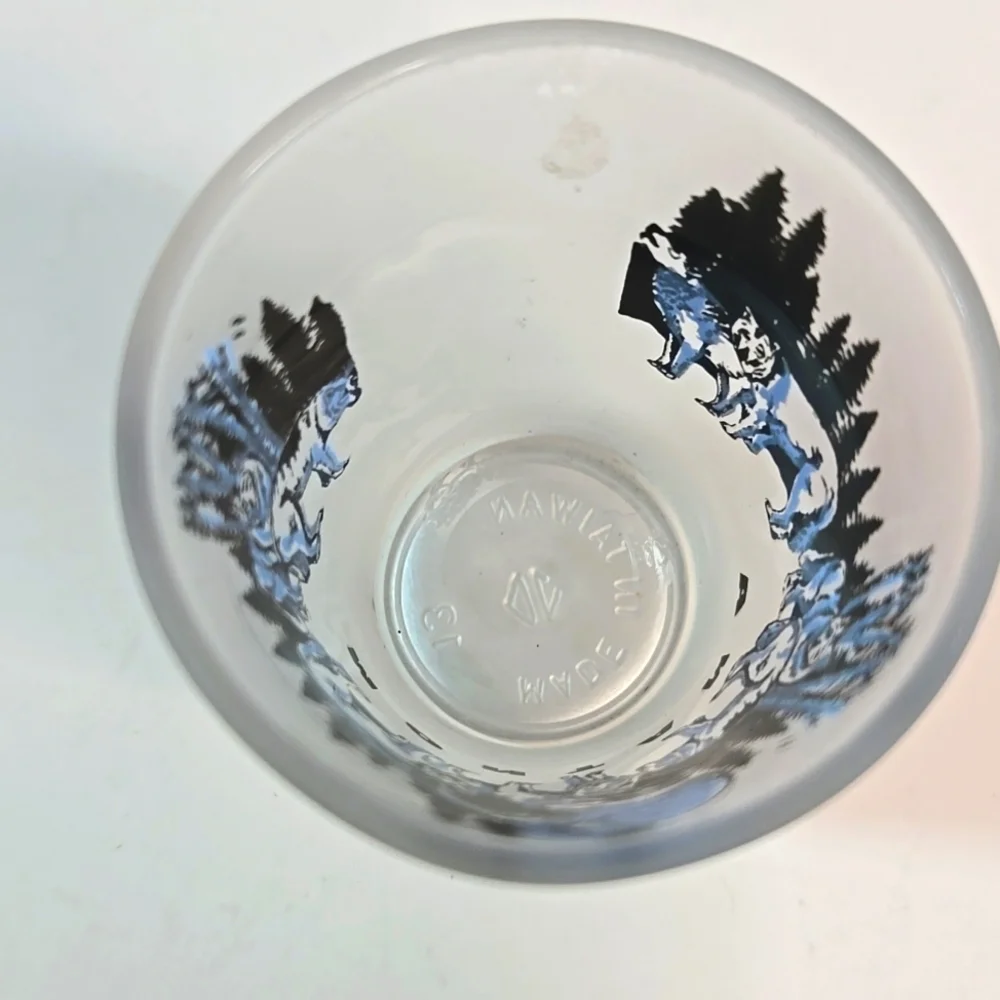 Set of 2 Vintage Shot Glasses Montana Wolf Design & Federal Mini Beer Mug - Picture 5 of 15